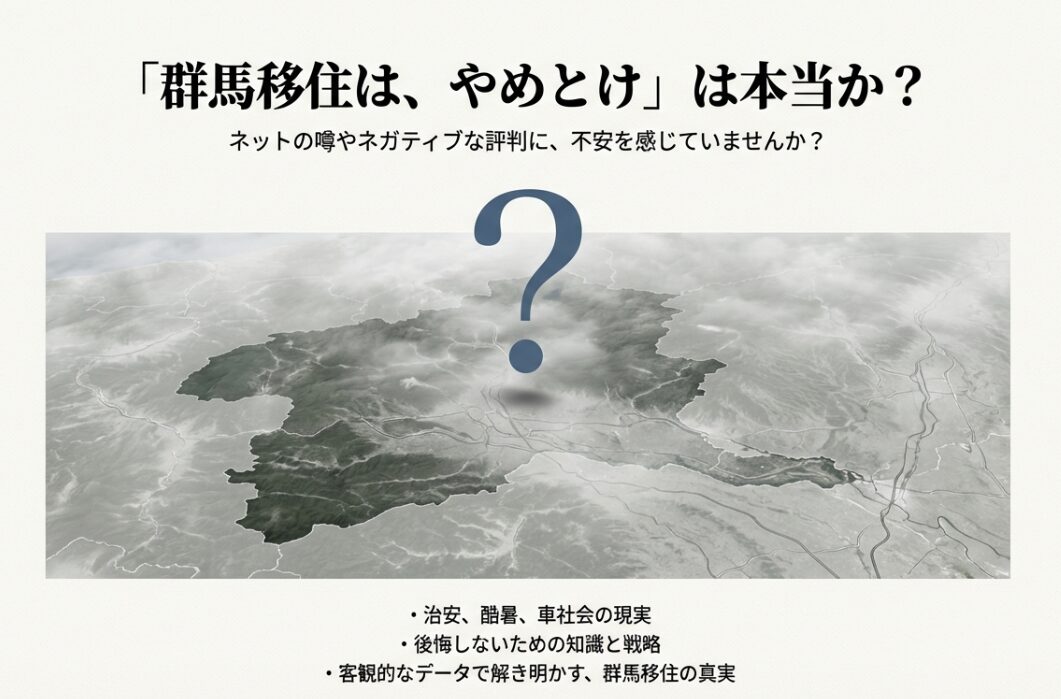 群馬県移住のネガティブな評判と真実について