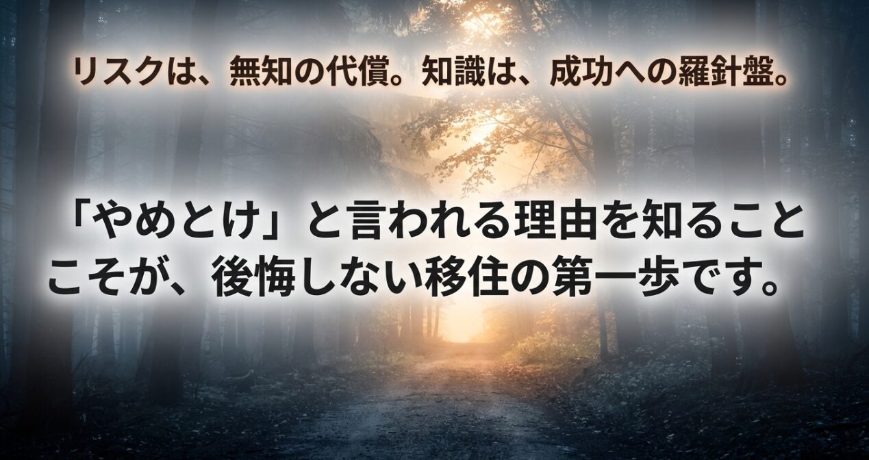リスクは無知の代償であり、知識こそが成功への羅針盤である