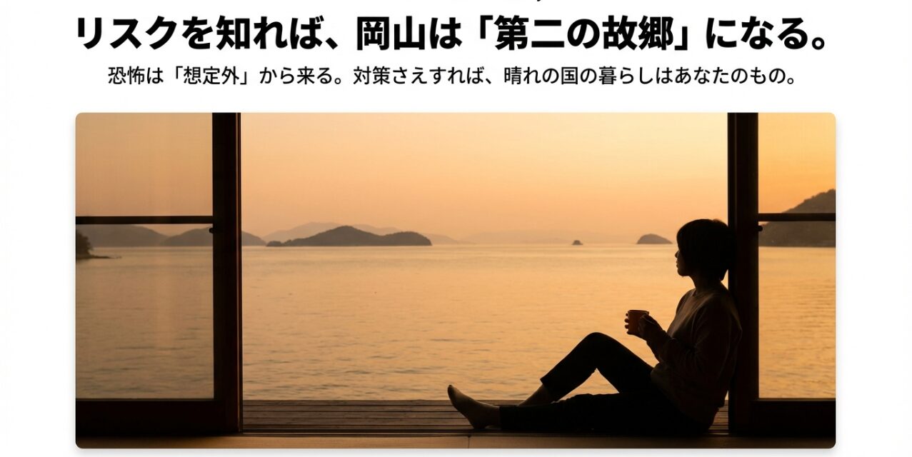 岡山移住のデメリットを対策に変え、晴れの国での理想の暮らしを実現するための心構え