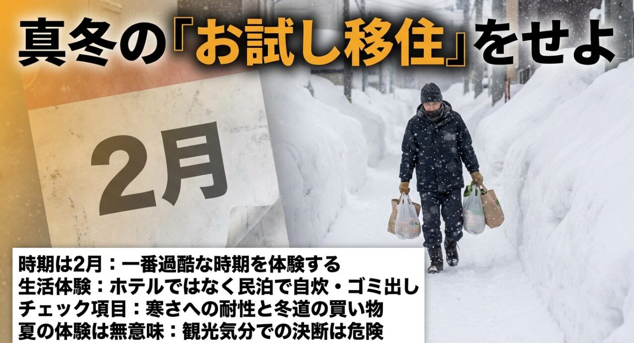 札幌への移住はやめとけの声を覆すメリットと対策を示すスライド